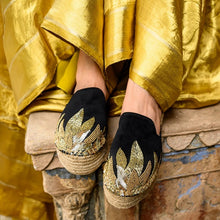 Load image into Gallery viewer, Agni Black Espadrilles Platforms