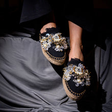 Load image into Gallery viewer, New York Black Espadrilles Platform