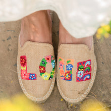 Load image into Gallery viewer, Love Espadrilles Flats