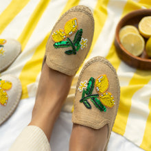 Load image into Gallery viewer, Lemoncello Espadrilles Beige Flats
