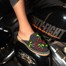 Load image into Gallery viewer, Mon Cherie Espadrilles Black Flats