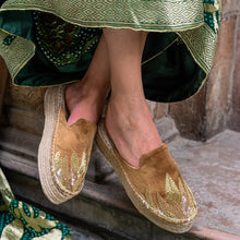 Load image into Gallery viewer, Agni Tan Espadrilles Platforms