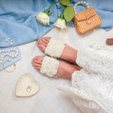 Load image into Gallery viewer, Capri Sandals Linen Platforms