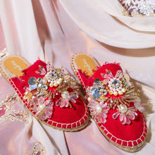 Load image into Gallery viewer, New York Red Espadrilles Flats