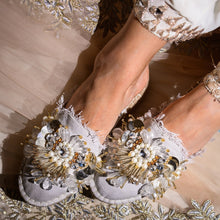 Load image into Gallery viewer, New York Silver Espadrilles Platform