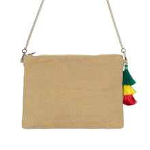 Load image into Gallery viewer, Back side Bageecha Beige Bag handbags for women kept on a white background.