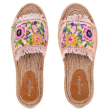 Load image into Gallery viewer, Blossom Beaded Open-toed Sandals Platform
