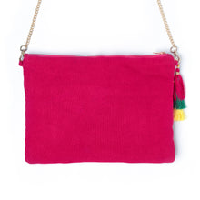 Load image into Gallery viewer, Back view of beautiful Bageecha Pink Bag which is kept against a white background. exclusive handbag for women