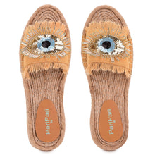 Load image into Gallery viewer, Glare Beige Open-Toed Sandals Platforms