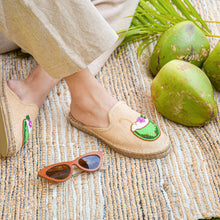 Load image into Gallery viewer, PinaColada beaded espadrilles Flats