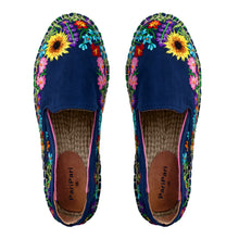 Load image into Gallery viewer, A cute ladies shoes picture, Wildflower Espadrilles Blue.