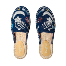 Load image into Gallery viewer, Starry Night Dark Denim Platforms