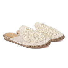 Load image into Gallery viewer, Iris Cream Espadrilles Flats