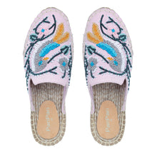 Load image into Gallery viewer, A front side of blush pink platforms exclusive ladies shoes is displayed.