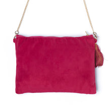 Load image into Gallery viewer, Back side Diva Rani Pink Bag exclusive handbags for women kept on a white background.