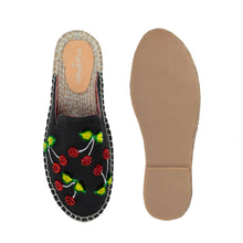 Load image into Gallery viewer, Mon Cherie Espadrilles Black Platforms