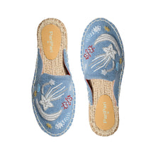 Load image into Gallery viewer, Starry Night Light Denim Platforms