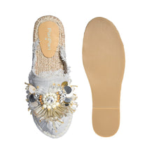 Load image into Gallery viewer, New York Silver Espadrilles Platform