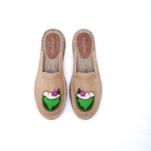 Load image into Gallery viewer, PinaColada beaded espadrilles Flats