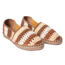 Load image into Gallery viewer, Marrakech Crochet Espadrilles - Beige
