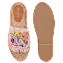 Load image into Gallery viewer, Blossom Beaded Open-toed Sandals Platform