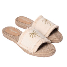 Load image into Gallery viewer, Copacabana Sandals Natural Flats