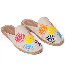 Load image into Gallery viewer, Joie Evil-eye Offwhite Espadrilles Flats