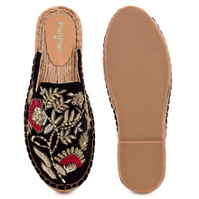 Load image into Gallery viewer, Rani Espadrilles Black Flats