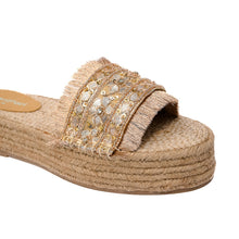 Load image into Gallery viewer, Gajra Gold Espadrilles