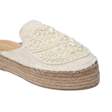 Load image into Gallery viewer, Iris Cream Espadrilles Platform