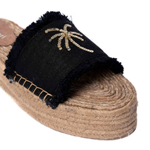 Load image into Gallery viewer, Copacabana sandals Black Platforms