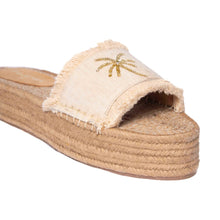 Load image into Gallery viewer, Copacabana Sandals Natural Platforms