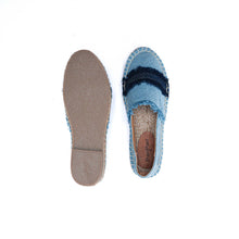 Load image into Gallery viewer, Saira denim closed back espadrilles