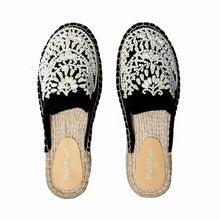 Load image into Gallery viewer, Iris Black Espadrilles Flats