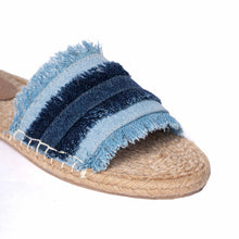 Load image into Gallery viewer, Saira Denim Sandals Flats