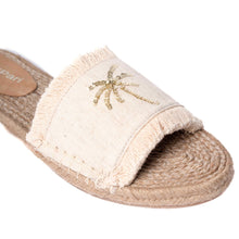 Load image into Gallery viewer, Copacabana Sandals Natural Flats