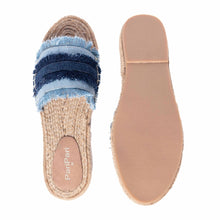 Load image into Gallery viewer, Saira Denim Sandals Flats