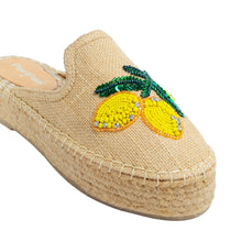 Load image into Gallery viewer, Lemoncello Espadrilles Beige Platforms