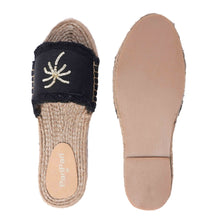 Load image into Gallery viewer, Copacabana sandals Black Flats