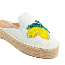Load image into Gallery viewer, Lemoncello Espadrilles Off white Platforms