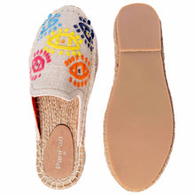 Load image into Gallery viewer, Joie Evil-eye Offwhite Espadrilles Flats