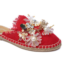 Load image into Gallery viewer, New York Red Espadrilles Flats