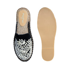 Load image into Gallery viewer, Iris Black Espadrilles Flats