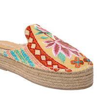 Load image into Gallery viewer, Kamal Beige Espadrilles Platforms