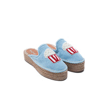Load image into Gallery viewer, Popcorn beaded espadrilles Platforms