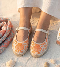 Load image into Gallery viewer, Coral haze mary janes orange