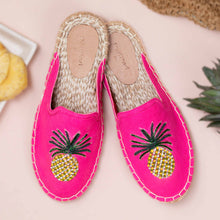 Load image into Gallery viewer, A beautiful picture of footwear for women, Ananas Espadrilles Women Flat Footwear