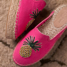 Load image into Gallery viewer, A beautiful picture of footwear for women, Ananas Espadrilles Haut Women Fancy Platform