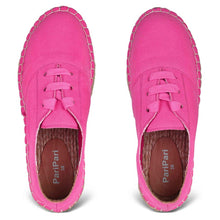 Load image into Gallery viewer, A pair of The Havana Lace-ups - Ladies Fancy pink Shoes for Women, juttis for women against a white background