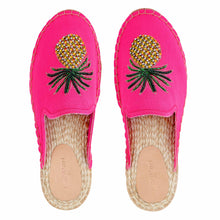 Load image into Gallery viewer, A pair of Ananas Espadrilles Haut Women Fancy Platform, juttis for women against a white background